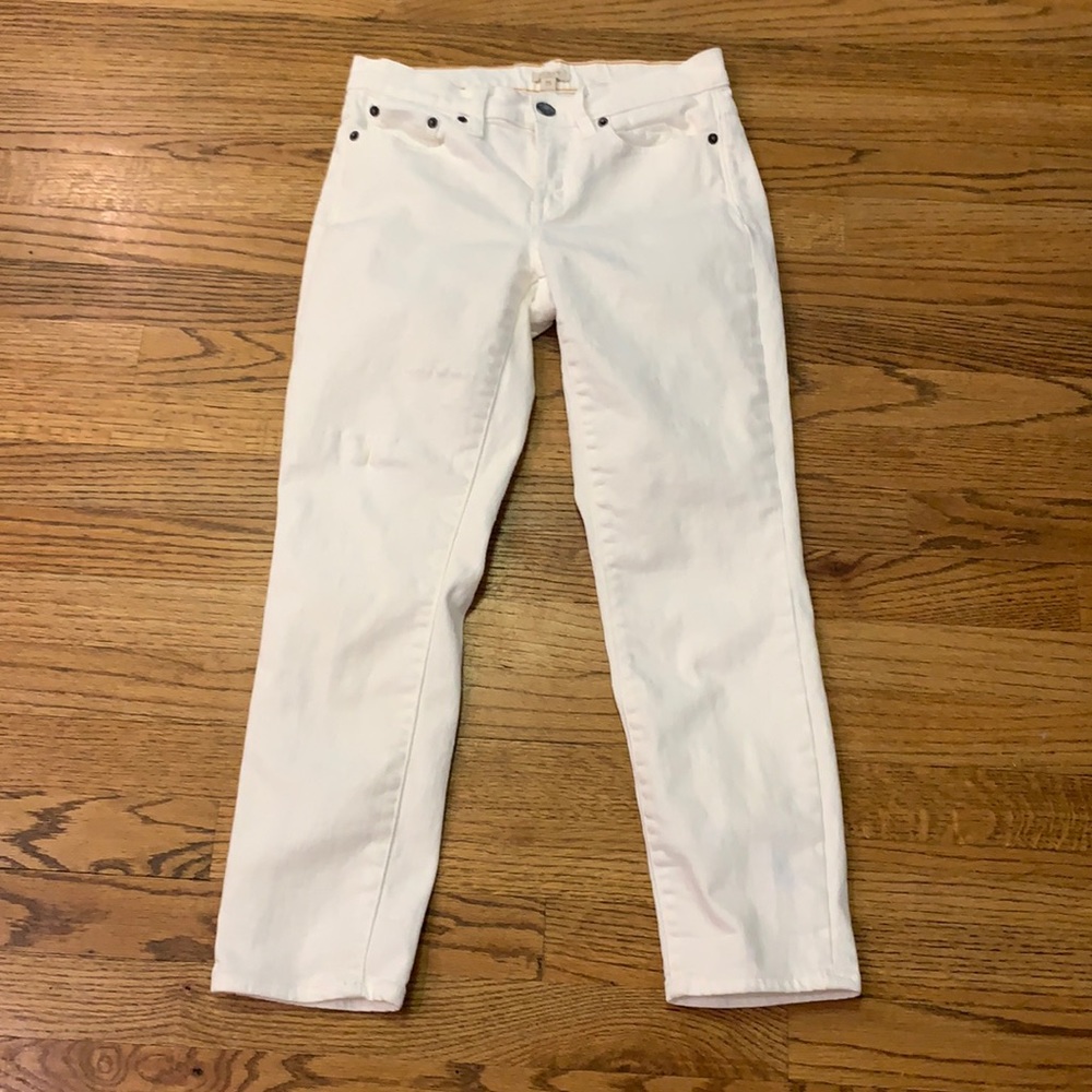 J. Crew Stretch White Jean sz:25